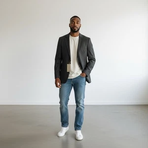 CANALI 13290 Two Button BLACK  Suit Jacket Size 54L - Picture 1 of 6