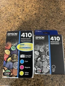 Epson 410 4pk Combo Ink Cartridges Photo Black/Cyan/Magenta/ Yellow NEW - Picture 1 of 1