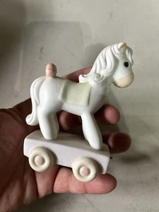 Vintage 1991 Precious Moments Birthday Train 9th Birthday Pony. - Picture 1 of 3