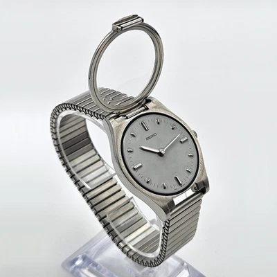 SEIKO Blind Person's Watch, Quartz, 7c17-8000, Stainless Steel - Image 1 of 4