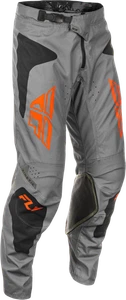 FLY RACING KINETIC SYM PANTS GREY/ORANGE/BLACK SZ 30 378-43230 - Picture 1 of 1