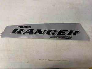 Polaris RANGER Crew Turbo Box Decal, LH Genuine OEM Part 7177887 Qty 1 - Foto 1 di 5