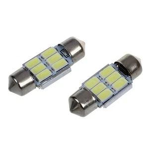 2 x 31 mm 6 5630 SMD LED Festone illuminazione interna 3W 195LM 6500K W3W46100 - Foto 1 di 4