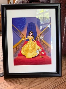 Disney Gerahmt Die Schöne und das Biest 11x14 mit Passepartout und Rahmen - Bild 1 von 4