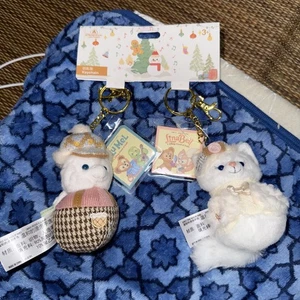 Authentischer Shanghai Disney Winter Schneemann LinaBell Olu Mel Schneemann Plüsch Schlüsselanhänger - Bild 1 von 6