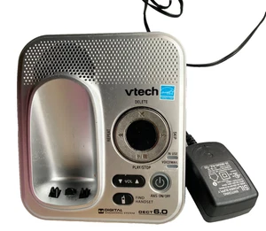 VTECH DECT 6.0 CORDLESS PHONE MAIN CHARGING BASE WITH ANSWERING MACHINE CS6229-5 - Picture 1 of 4