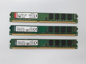 Kingston 24GB 3x 8GB PC3-12800 DDR3 1600MHz Low Profile Desktop Memory RAM - Picture 1 of 4