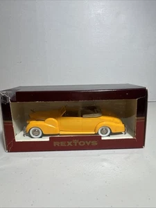 1038 Cadillac V 16 Convertible Coupe 1:43 Scale  by Rextoys - Mint in Box - Picture 1 of 6
