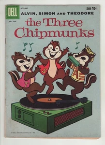 Dell Four Color Comics #1042 The Three Chipmunks 1° App Alvin Simon & Theodore - Foto 1 di 7