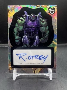 2025 Topps Marvel Comic Book Heroes Hulk Artist Auto SA-RO Ryan Ottley - Picture 1 of 2