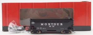 Atlas 1895-1 HO Scale Montour 2 Bay Offset Hopper Oval Ends #8032 LN/Box - Bild 1 von 6