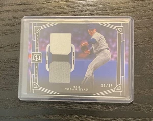 Panini National Treasures 2023 - Field Gear Duals Nolan Ryan #FGD-NR/49 (MEM) - Imagen 1 de 2
