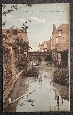 Carte postale Vern d'Anjou Années 1920 1930 - Photo 1/2