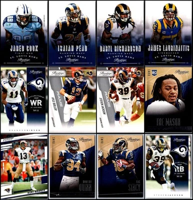 Panini Prestige St. Louis Rams (12) Card Lot - MUST-HAVE ITEM – ONLY TODAY! - Image 1 of 2