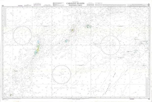 Admiralty 763 Caroline Islands North Pacific Ocean Map Chart Maritime Marine Wal - Picture 1 of 6