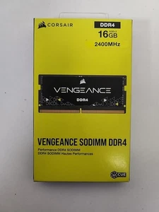 CORSAIR VENGEANCE 16GB (2x8GB) DDR4 SO-DIMM PC4-19200 2400MHZ *NEW* - Picture 1 of 3