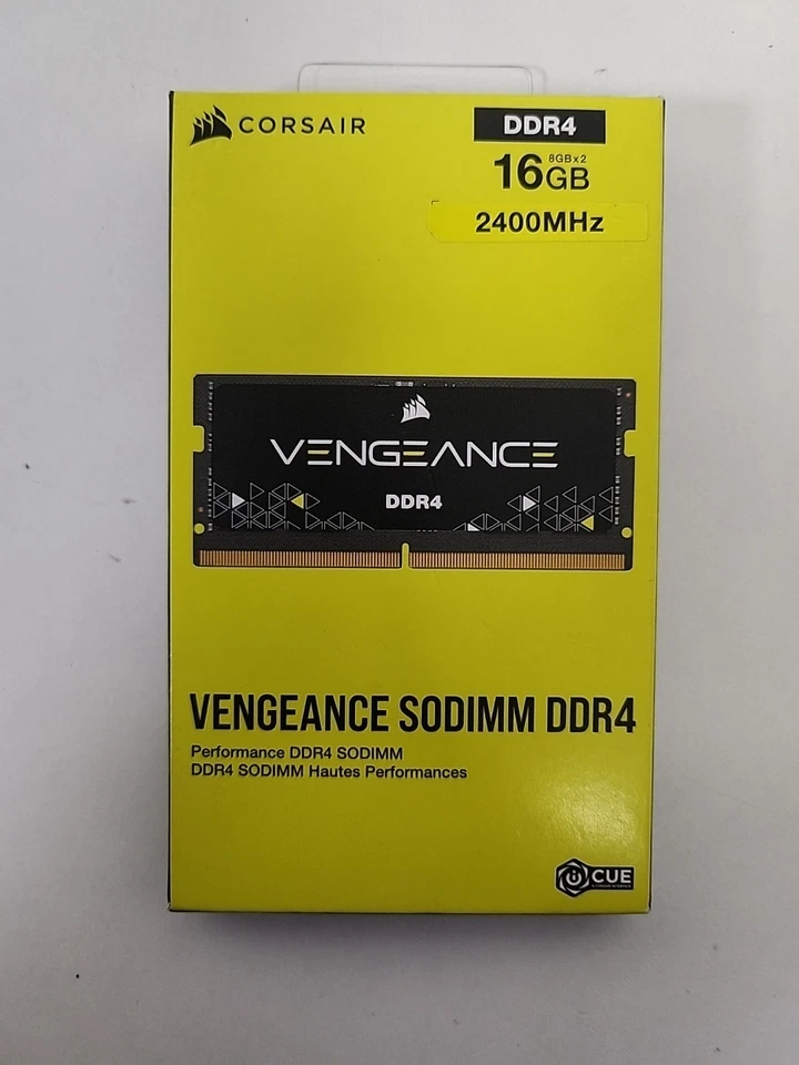 CORSAIR VENGEANCE 16GB (2x8GB) DDR4 SO-DIMM PC4-19200 2400MHZ *NEW* - Image 1 of 3