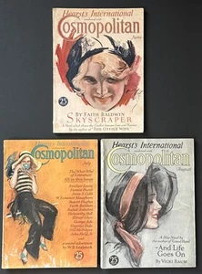 Vintage Cosmopolitan Magazines: June 1931 #540, Jul ‘31 #541, Aug ‘31 #542 - Foto 1 di 24