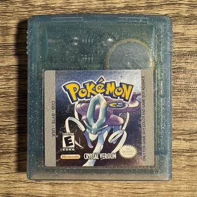 Pokémon Crystal Version GBC *New Battery* Game Boy Color Authentic Tested Works - Image 1 of 4