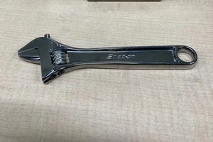 Snap-on AD6BA Chrome 6" Smooth Jaw Adjustable Wrench - Picture 1 of 5