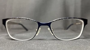 Mia Rae Barbie Damen Vollrand Optik Brille Brillengestell Only Blau 53-17-135 - Bild 1 von 7