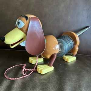 Disney Pixar Toy Story Cane Grande Slinky Tira lungo le ruote - Foto 1 di 10