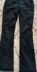 Guess Belmont Flare Womens 28 / 30 Stretch Denim Jeans Dark Wash Blue - Picture 1 of 6