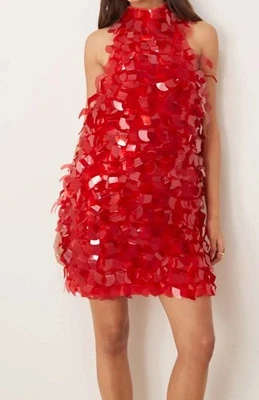ASOS DESIGN – Vestido corto rojo de fiesta   - Imagen 1 de 4