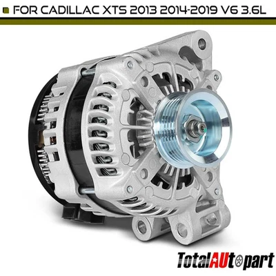 Alternador para Cadillac XTS 2013 2014-2019 V6 3.6L 12V 220A CW polea de 6 ranuras Foto 1 de 4