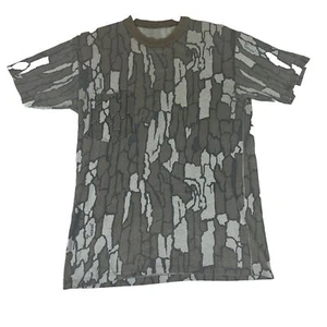 Vintage Single Stitch TreBark Camo Pocket T-Shirt hunting size S Short Sleeve - Picture 1 of 8