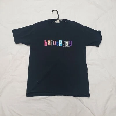 Camiseta vintage Hairspray The Musical negra manga corta algodón Foto 1 de 4