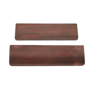 "Placa de latón victoriana de bronce envejecido caja de solapa interior ordenada 11"" o 12" - Imagen 1 de 3
