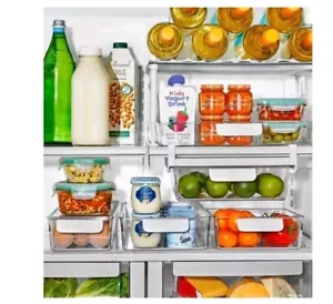 OXO 3pc Plastic Refrigerator Tray Set White - Picture 1 of 10