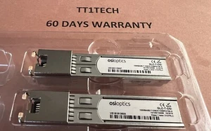 2x Cisco compatible GLC-T 1000Base-T 10/100/1000Base-t SFP Copper 100m, RJ-45 - Picture 1 of 1