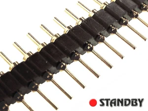 2pcs PCB Connectors 2.54mm Pin Header single row, Solder tail, 40 pin CONNFLY - Imagen 1 de 1