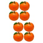 8 szt. Ozdoby owocowe Plastik i pianka Symulacja Pomarańczowy wystrój