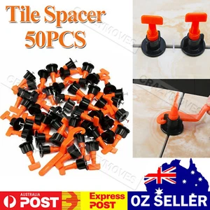 Tile Leveling System Clips Levelling Spacer Tiling Tool Floor Wall wrench VIC - Picture 1 of 16