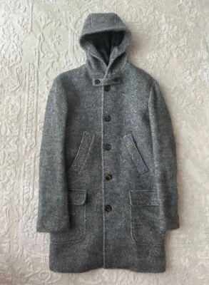 Chaqueta Abrigo Parka de Lana Gris Eleventy Para Hombre Talla 46 Foto 1 de 4