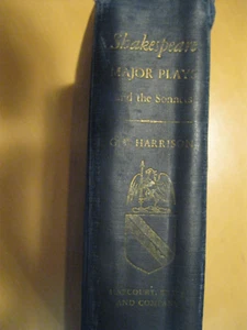 Shakespeare Major Plays and the Sonnets Edited by G.B. Harrison 1948 1st Edition - Picture 1 of 9