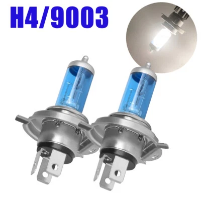 Par de lámparas halógenas H4 Hi/Lo para Yamaha XVS650 V Star 1998-2016 y XVS950 2009-2017 Foto 1 de 4