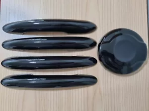 UK LAGER Combo GLÄNZEND SCHWARZ Türgriff & Gasabdeckungen für MINI Cooper F55 Cooper S - Bild 1 von 11