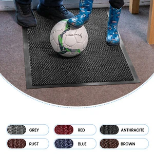 Washable Non Slip Door Mat Rubber Barrier Rugs Floor Kitchen Mats & Carpets - Picture 1 of 51