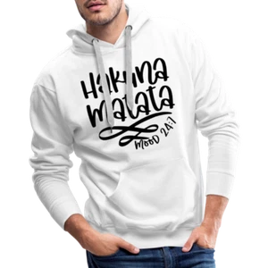 Hakuna Matata Men’s Premium Hoodie - Picture 1 of 27