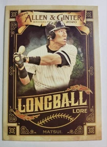 2020 Hideki Matsui #LL-26 Topps Allen & Ginter Longball Lore NY Yankees Baseball - Picture 1 of 2