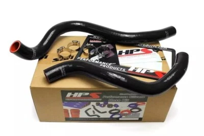 Kit de manguera de radiador de silicona negra reforzada con HPS refrigerante para Acura 01-03 CL 3,2 L Foto 1 de 4