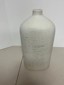 16" Distressed Ceramic Vase Natural Cream - Hearth & Hand with Magnolia - Picture 1 of 4