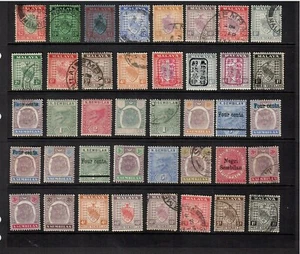 NEGRI SEMBILAN EARLY MINT AND USED HIGH CV - Picture 1 of 1