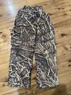 Gamehide Youth M Mossy Oak Shadow Grass Camo Cargo Hunting Pants D3 Hush Hide - Image 1 of 4