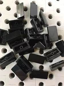 Lego schwarz geneigte Dachziegel 1 x 2 x 2/3 Abs Neu Menge 24 - Bild 1 von 2