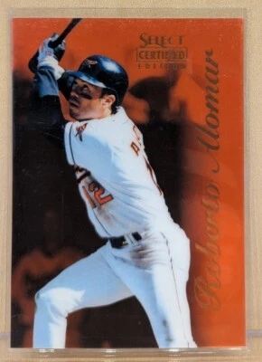 1996 Select CERTIFIED RED #99 Roberto Alomar HOF RARE PARALLEL /1800 - image 1 of 2